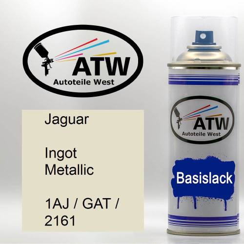 Jaguar, Ingot Metallic, 1AJ / GAT / 2161: 400ml Sprühdose, von ATW Autoteile West.